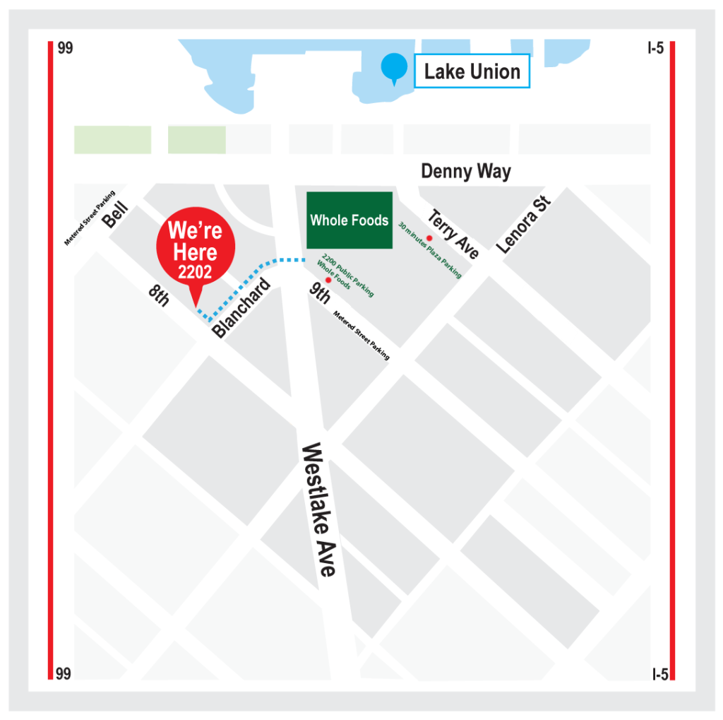 Seattle Familiy Chiropractic Parking Map